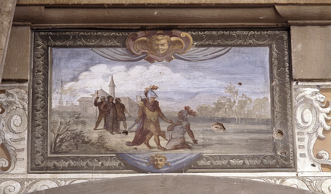 Scena con soldati - Villa medicea della Petraia, Firenze